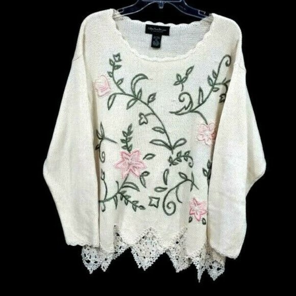 Celina Yang Designs knitwear Ramie sweater top - Picture 2 of 8